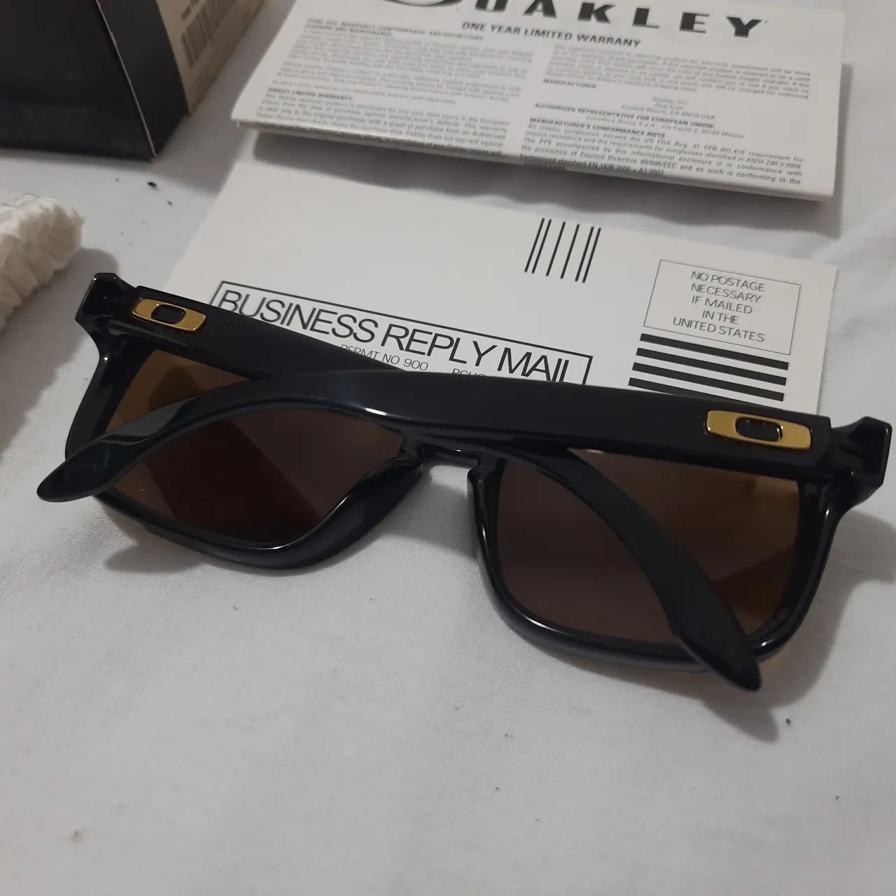 Óculos Oakley Holbrook Gold  - Foto 4