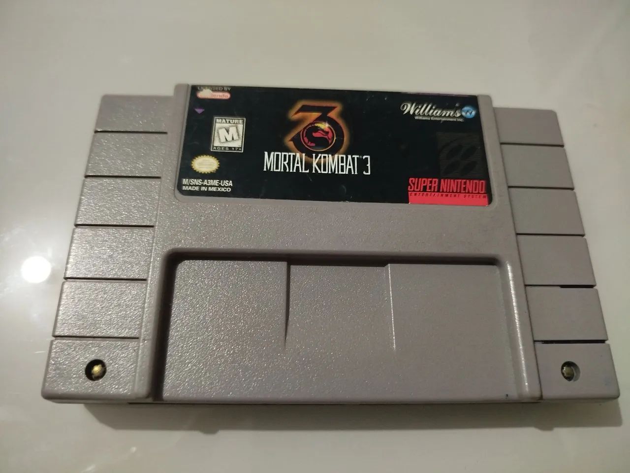 Mortal Kombat 3 Super Nintendo Original 