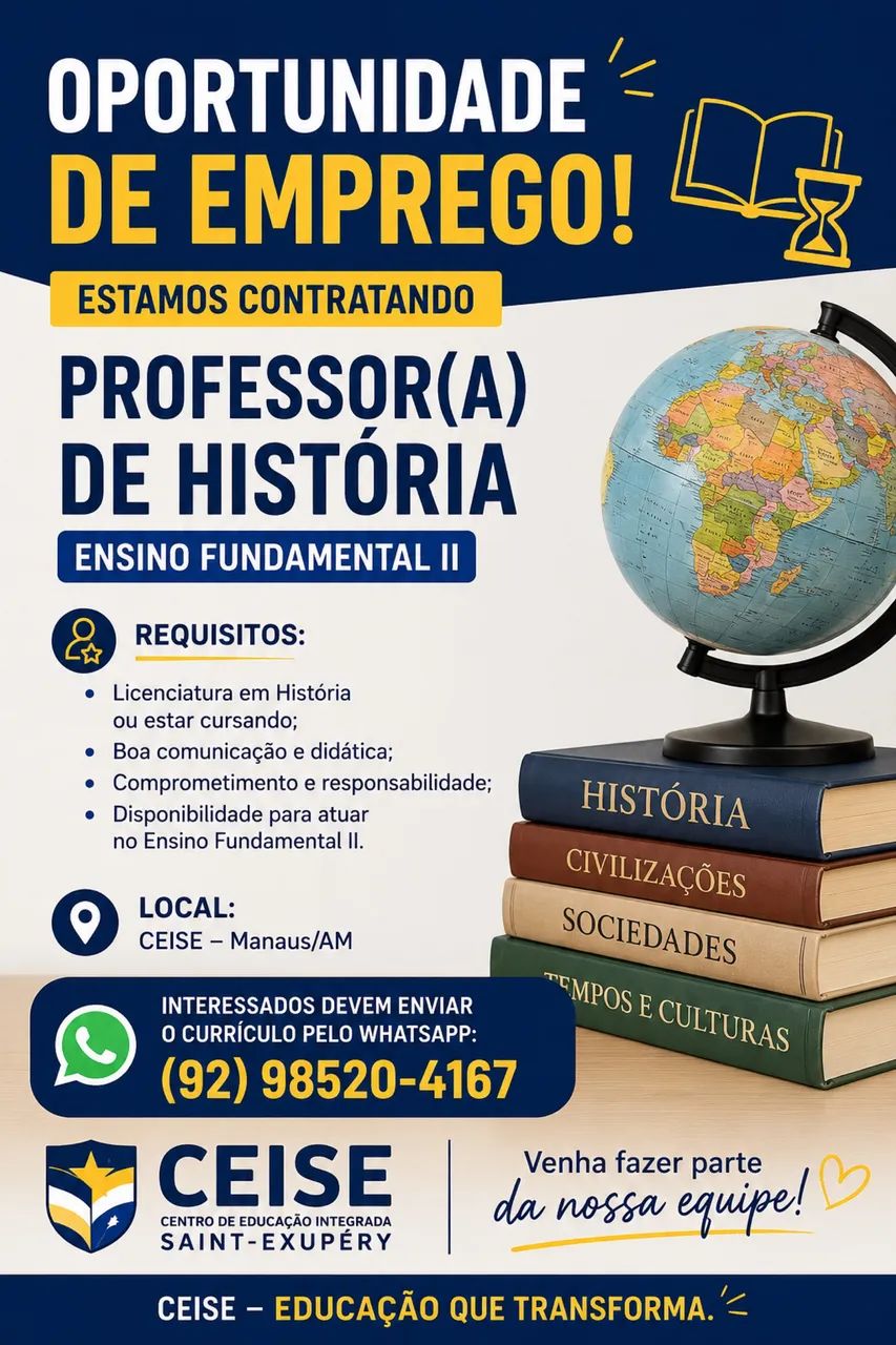 Vaga para Professor 