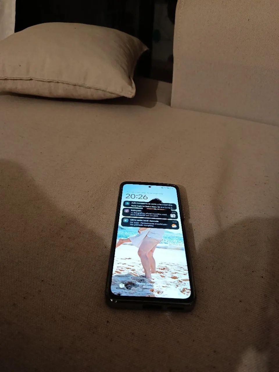 Celular Xiaomi Poco X4 pro 5G 128 GB, câmera com IA seminovo, Android 13 com carregador  - Foto 2