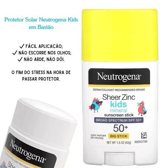 Protetor Solar Neutrogena Kids 42g - Foto 3