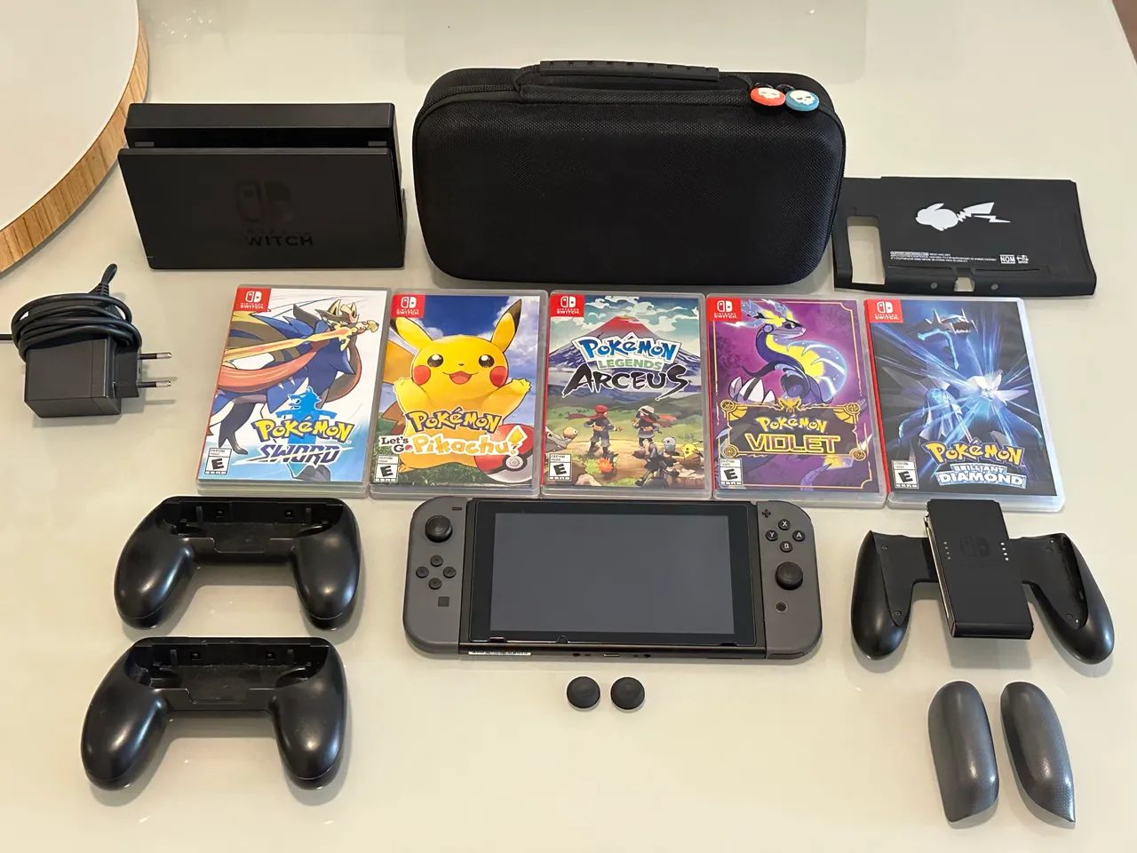 Nintendo Switch V2 + Jogos + Case + Acessórios 