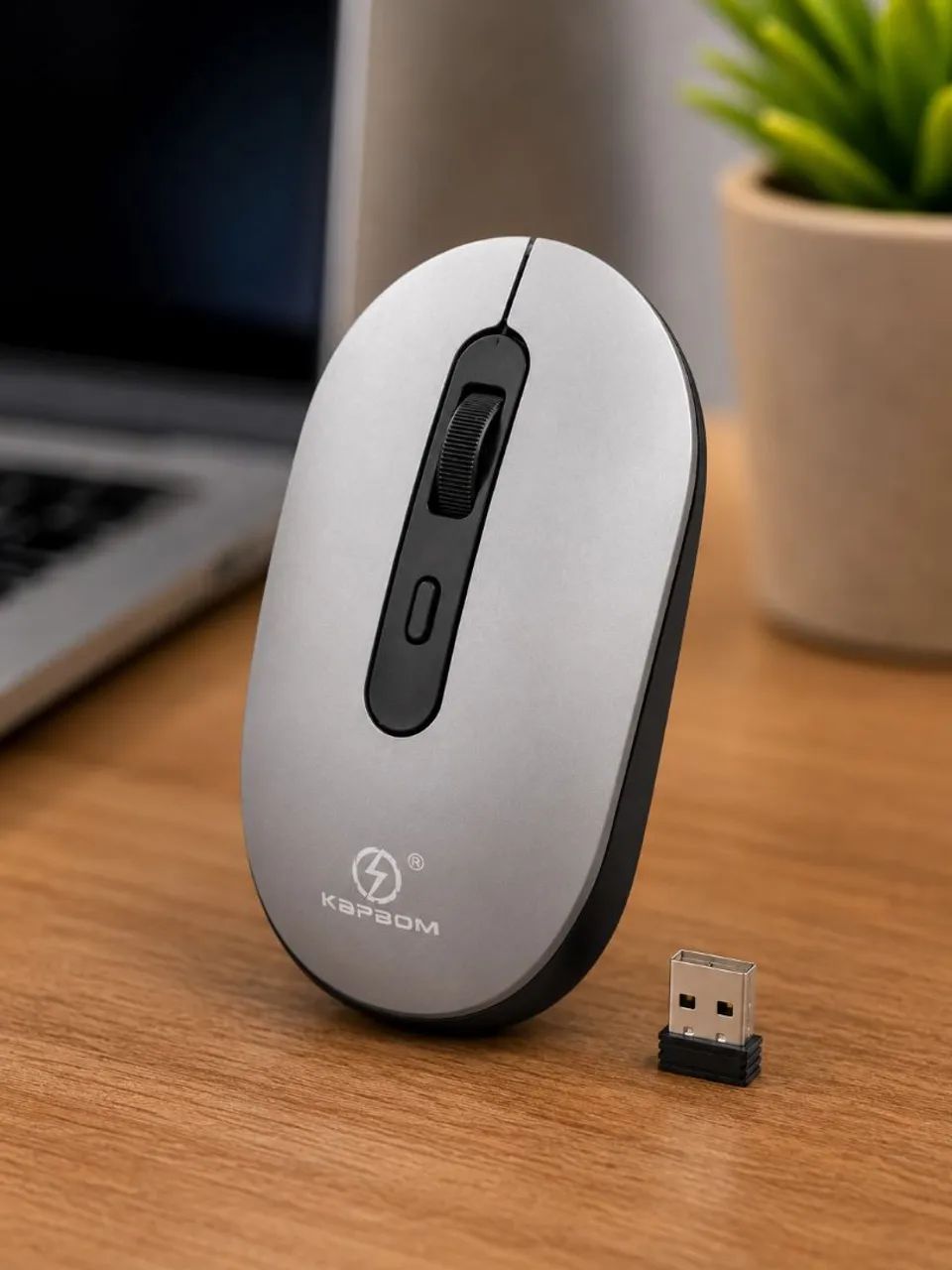 Mouse Sem Fio 2.4G KAPBOM KA-602C - Foto 2