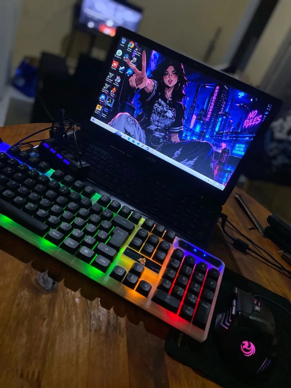 VENDO NOTEBOOK ACER ASPIRE E5-571 + KIT GAMER!  - Foto 5
