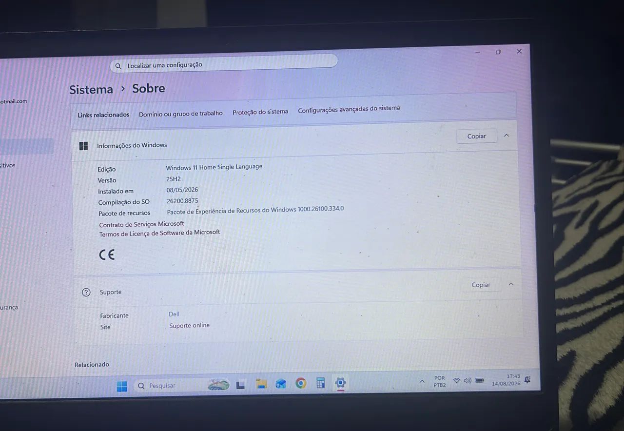 Notebook Dell Inspiron 3501 4GB RAM 