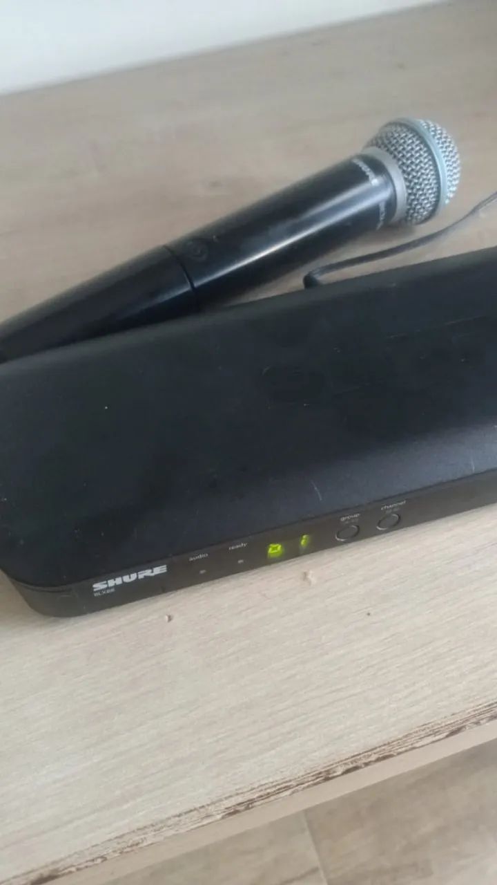 Microfone Shure BLX  88 H8 Sem fio - Foto 3