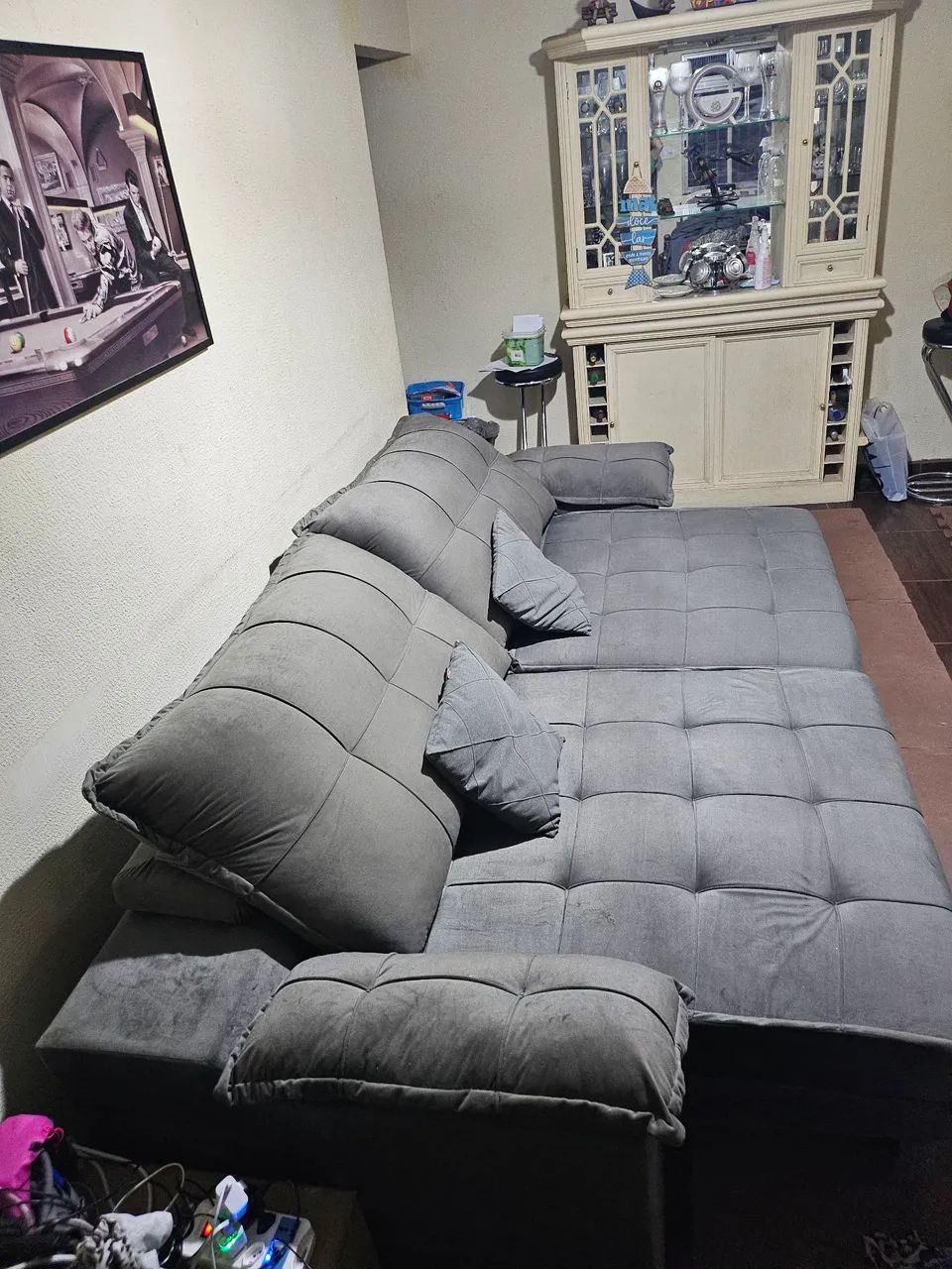 Sofá Semi novo 5/6 lugares - Foto 4