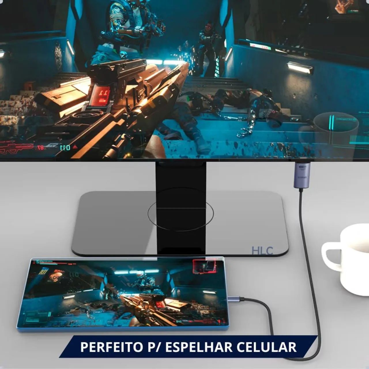 Adaptador Tipo C x HDMI - 4K 60hz 1,5m - Foto 5