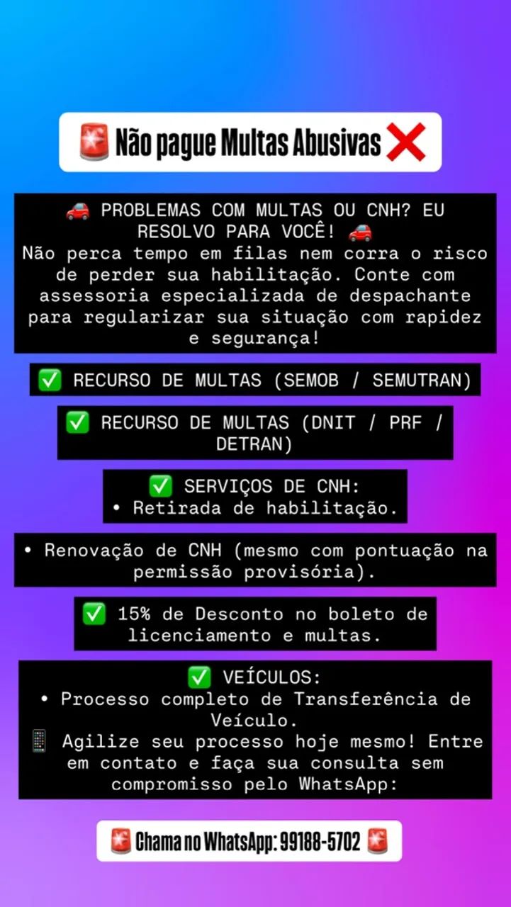 Despachante de multas e licenciamento e cnh. - Foto 2