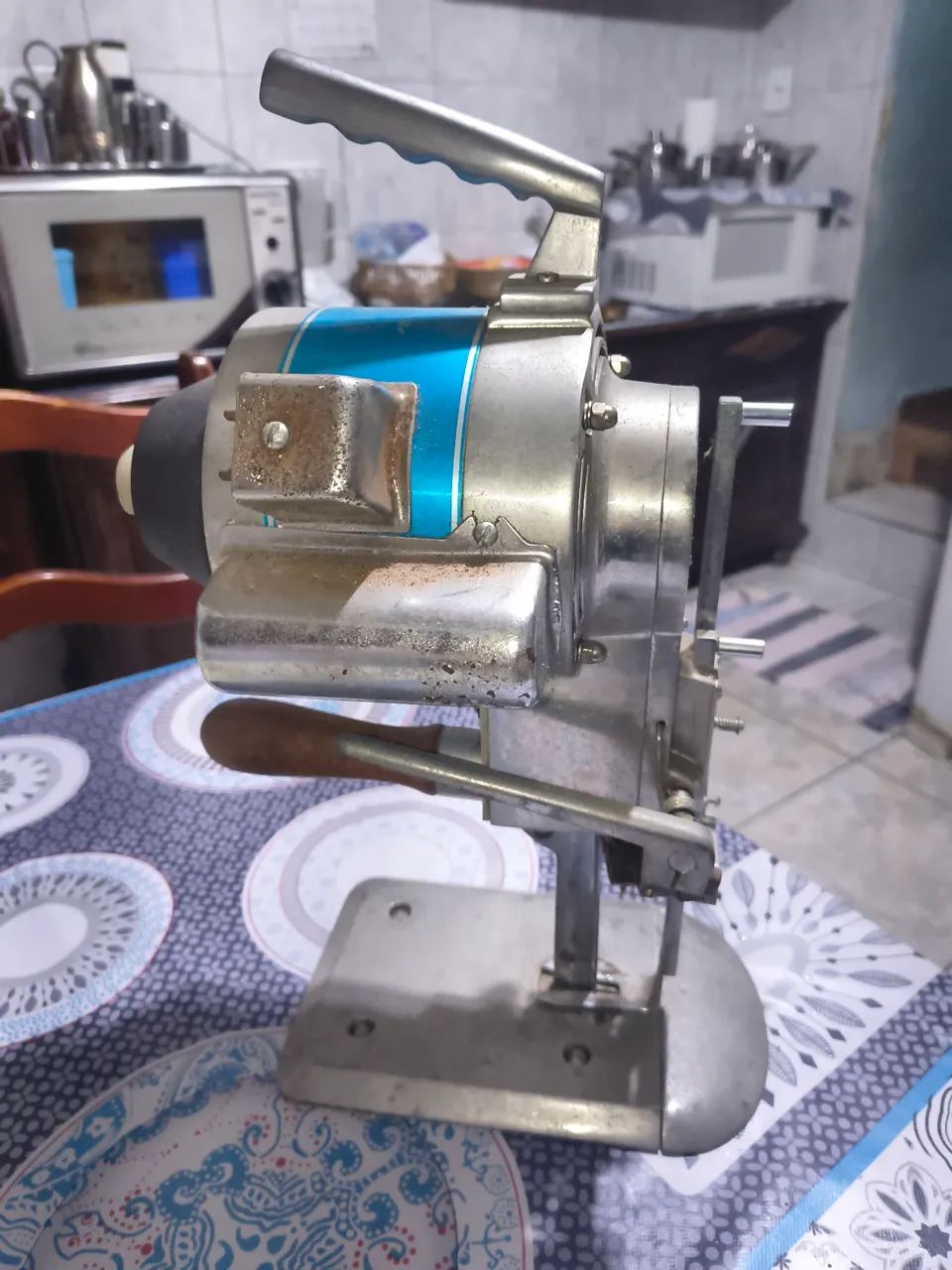 Máquina de corte de faca para roupas blue machine - Foto 3