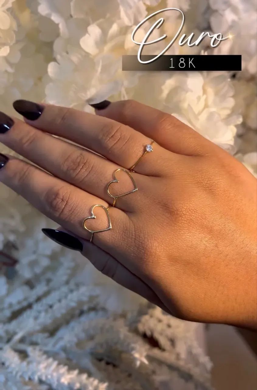 Anel ouro 18k