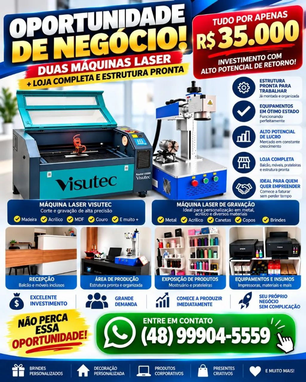 Loja completa de brindes