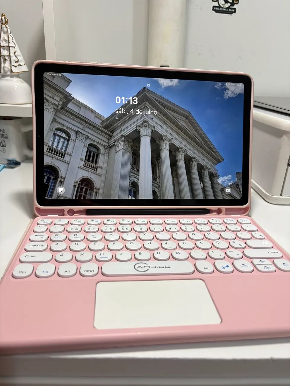 Tablet Samsung S6 Lite 128GB e acessórios 
