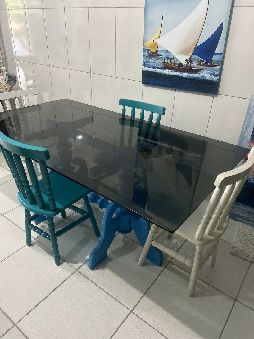 mesa de vidro - Foto 2