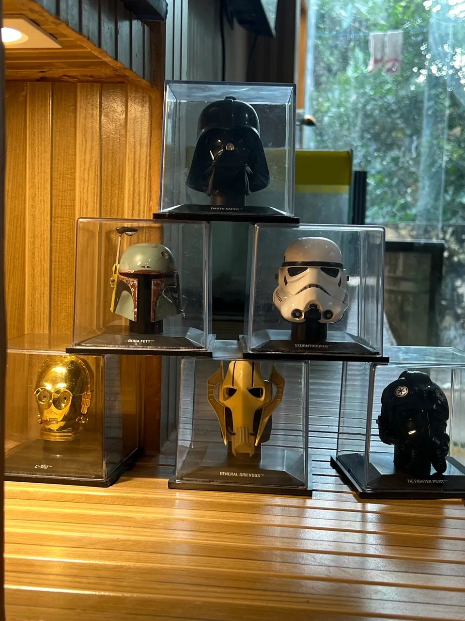 Coleção mini capacetes Star Wars 