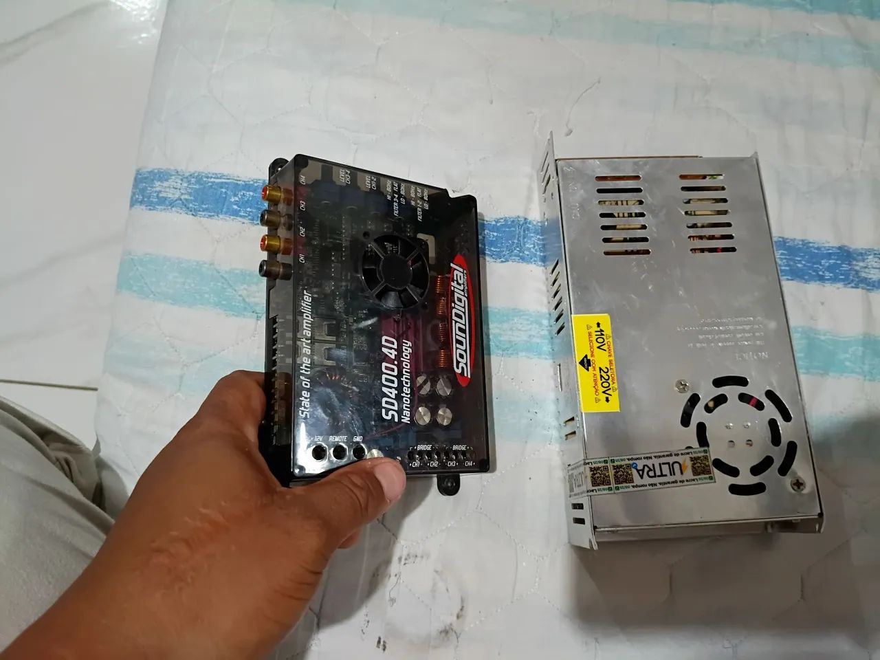 Fonte e módulo para som  - Foto 2