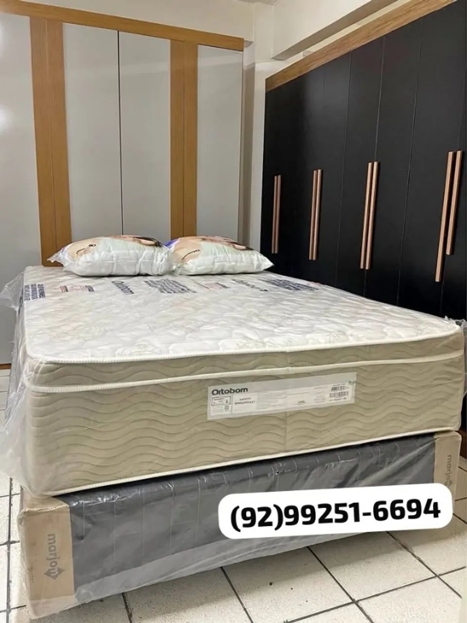 cama casal ortobom molas ensacadas
