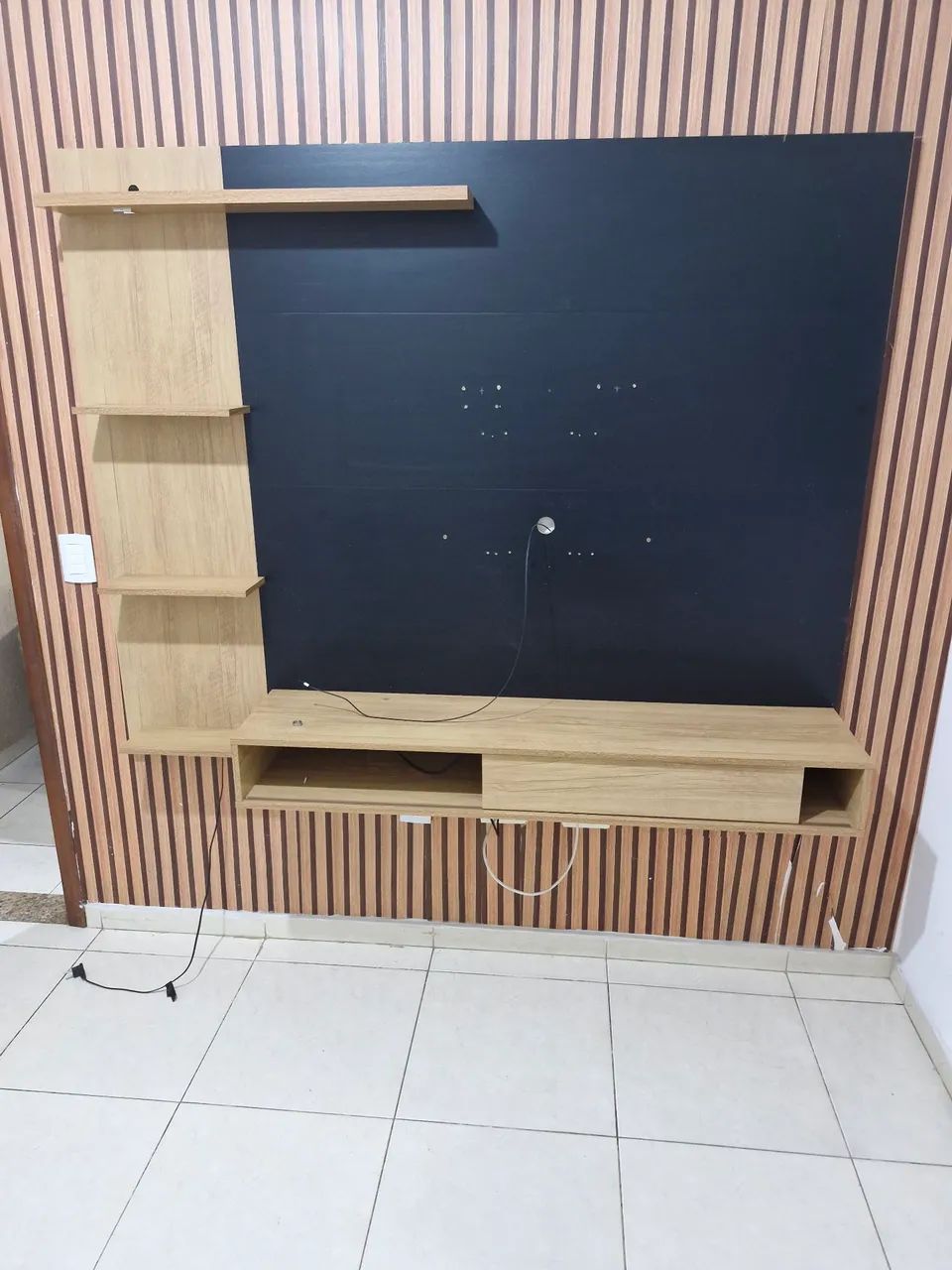 Painel de tv com rack - Foto 4