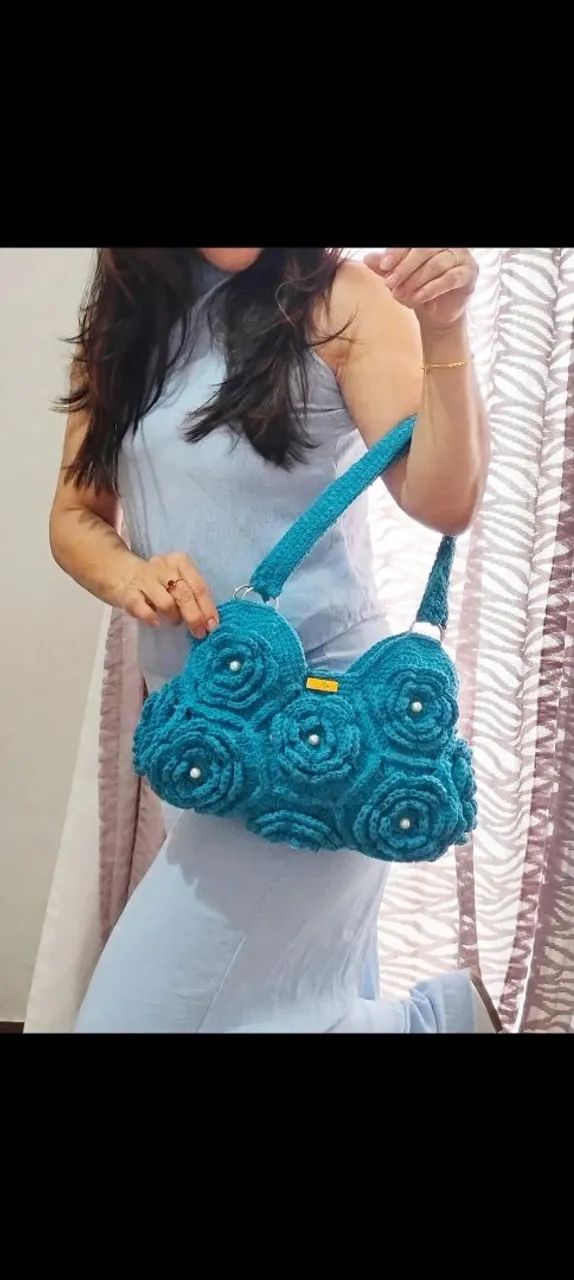 Bolsas em crochê  - Foto 3