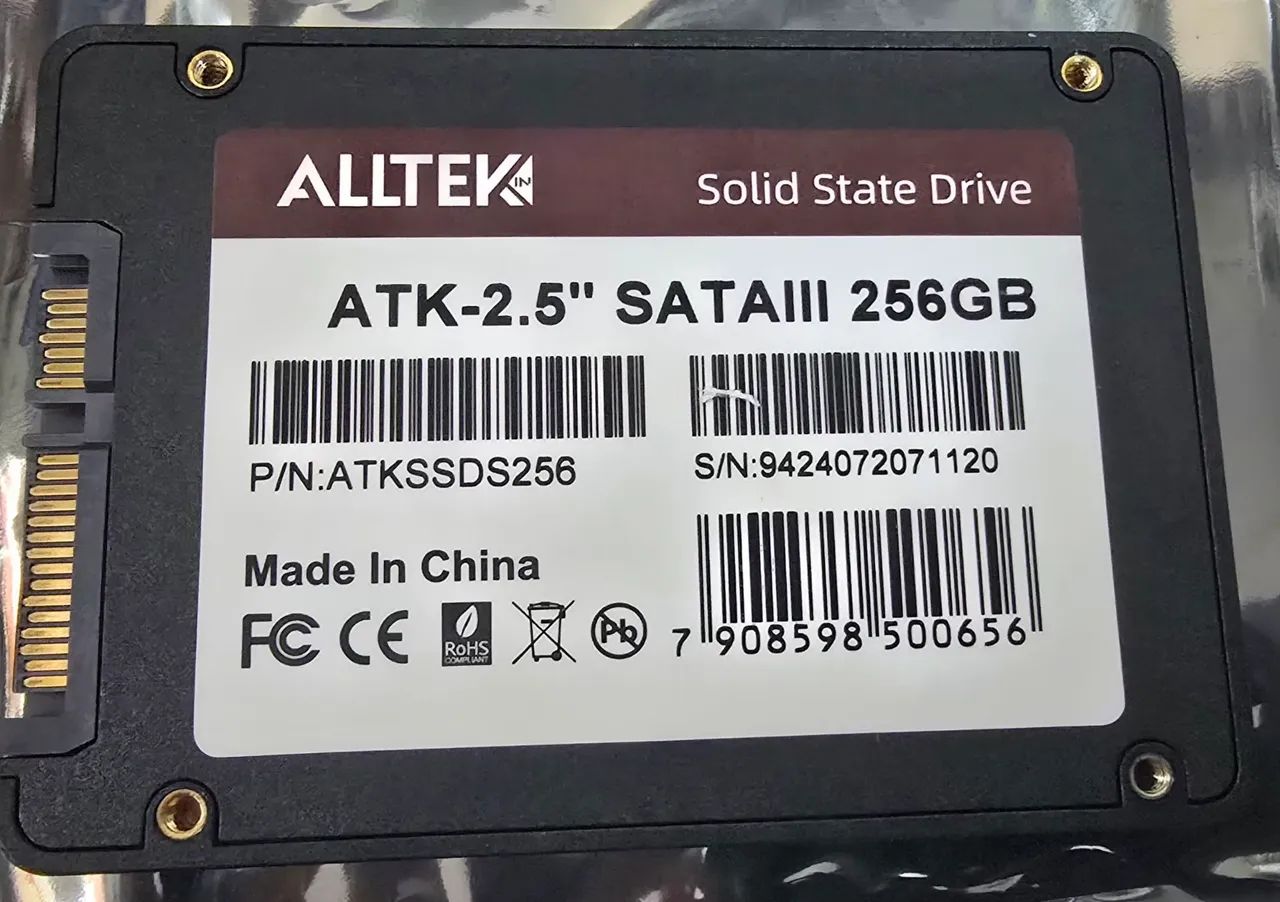 SSD  256GB SATA 3 - Foto 2