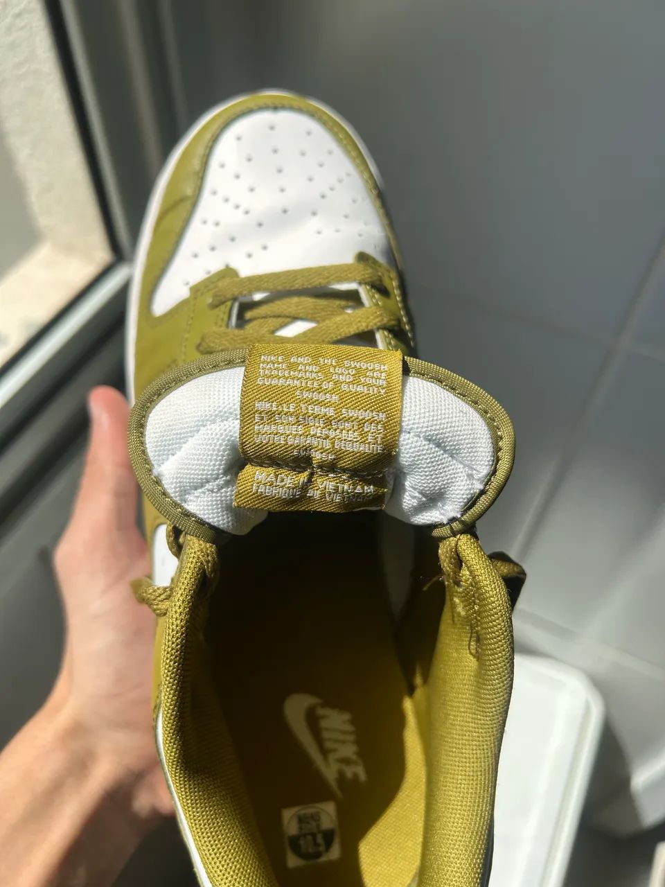 Tênis Nike dunk low verde - Foto 4