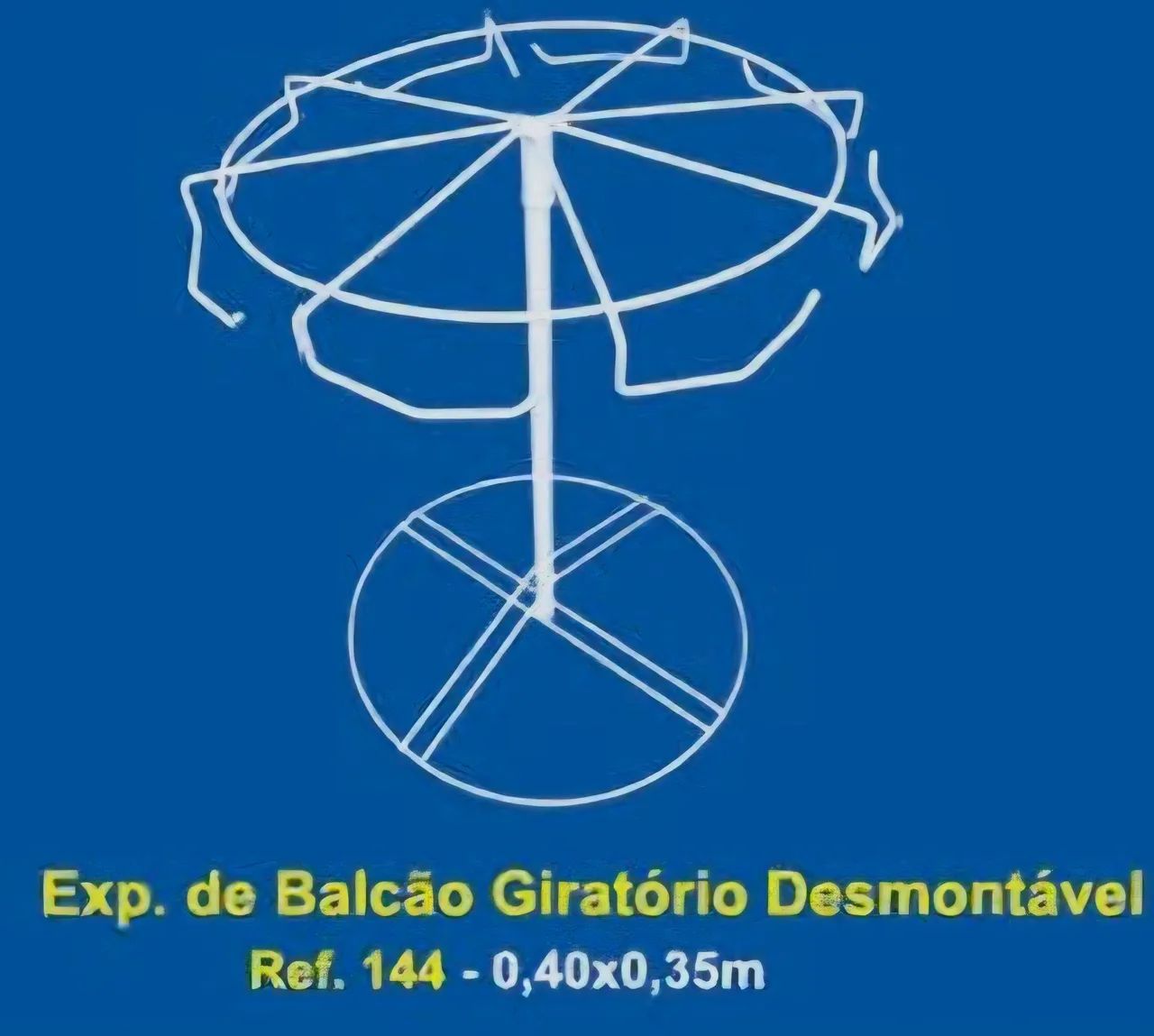 EXPOSITOR DE BALCÃO GIRATÓRIO ? - Foto 2