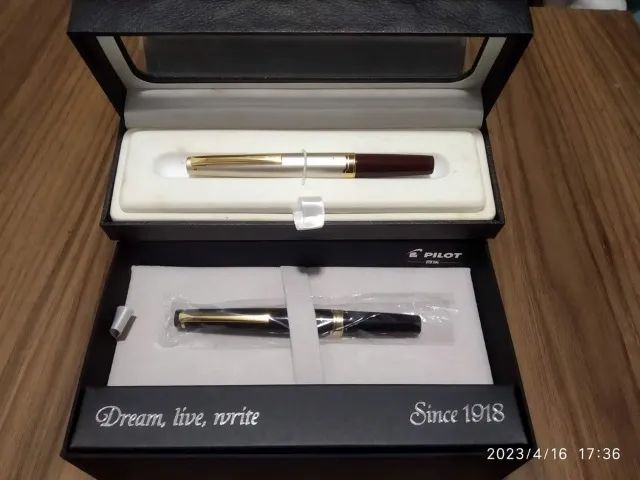 2 Canetas Tinteiro Pilot Elite 95s