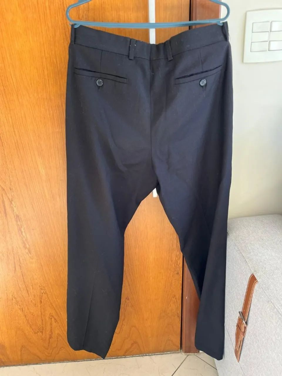 Terno Slim Fit Cinza Chumbo - Foto 4