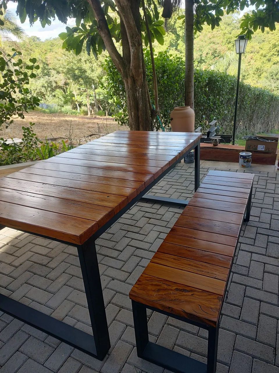 Mesa em madeira , - Foto 5