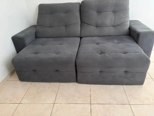 Sofá retrátil reclinável 2,30 - Foto 2