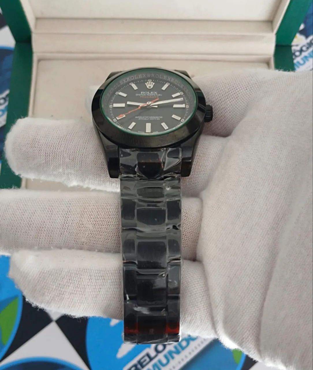 RELÓGIO RLX MILGAUSS BLACK AUTOMÁTICO  - Foto 3