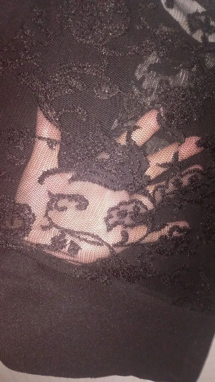 Blusa Cropped ZARA Preta Feminina M  - Foto 5