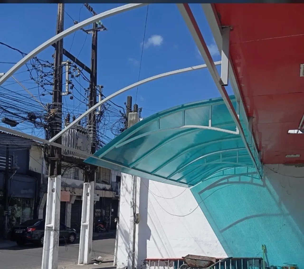 Toldo de policarbonato 