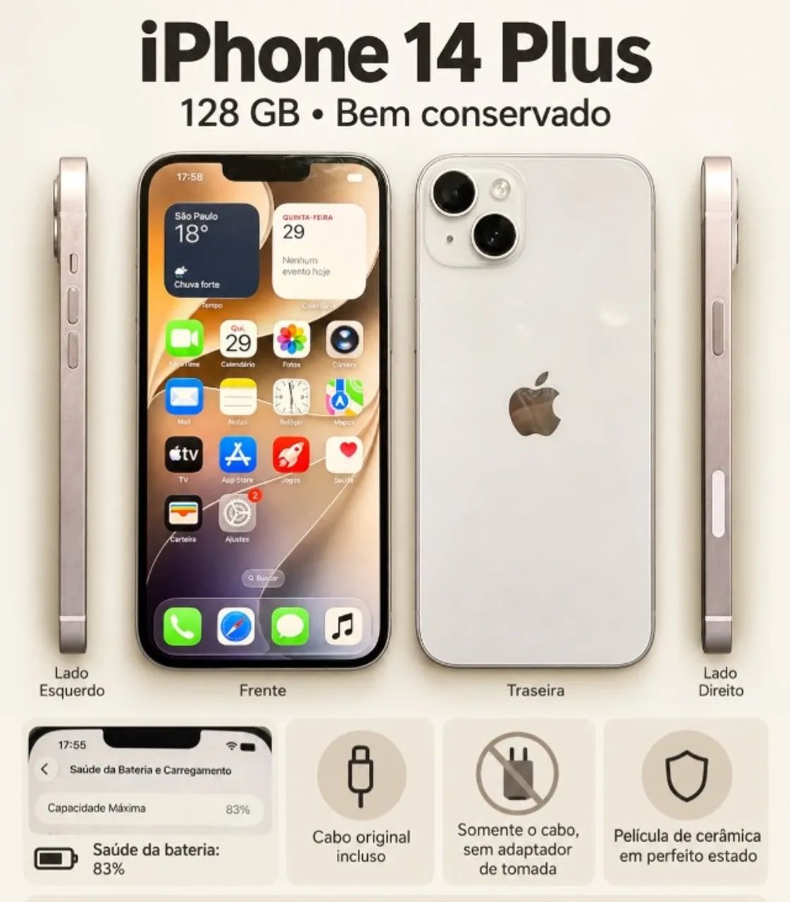 iPhone 14 Plus ? 128 GB 