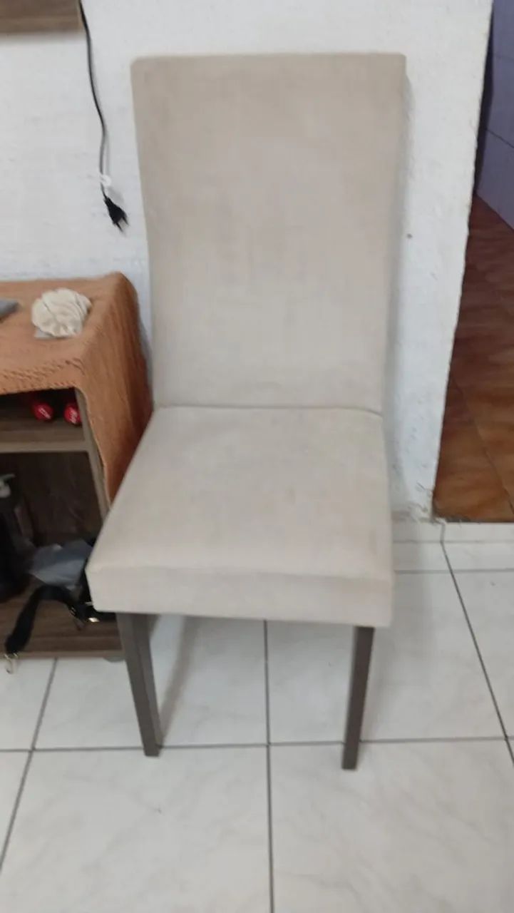Mesa de vidro quadrada 6 cadeiras - Foto 5