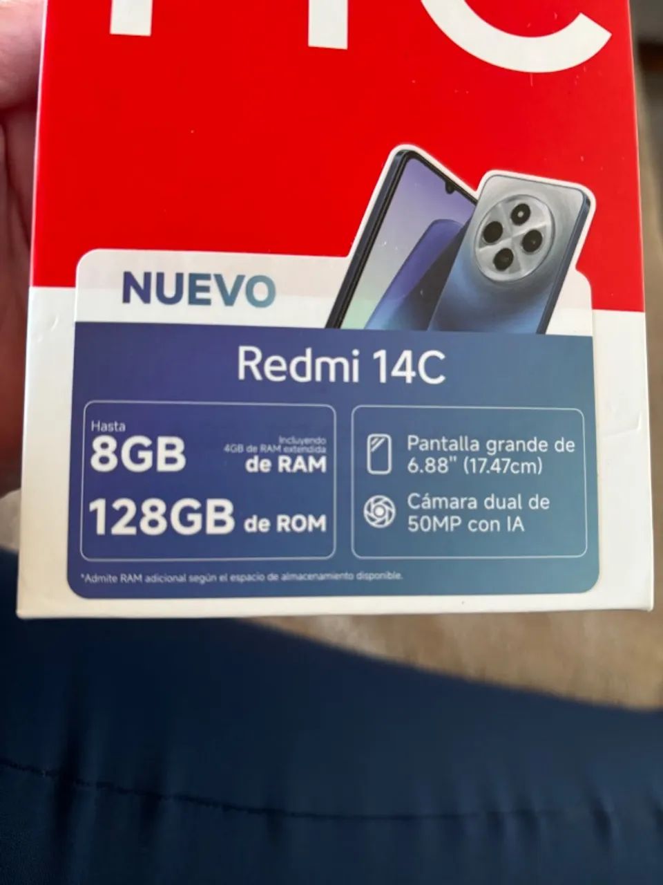 2 Celulares  Redmi 14C semi novo na Caixa - Foto 4