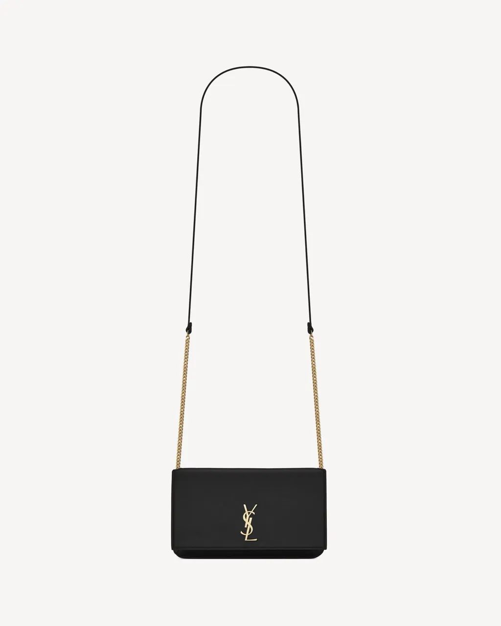 YSL PORTA-CELULAR CASSANDRE EM COURO LISO