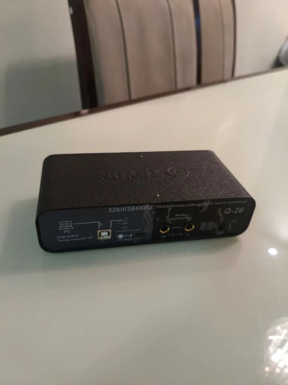Interface de áudio usb Teyun q26 - Placa de áudio - Foto 4