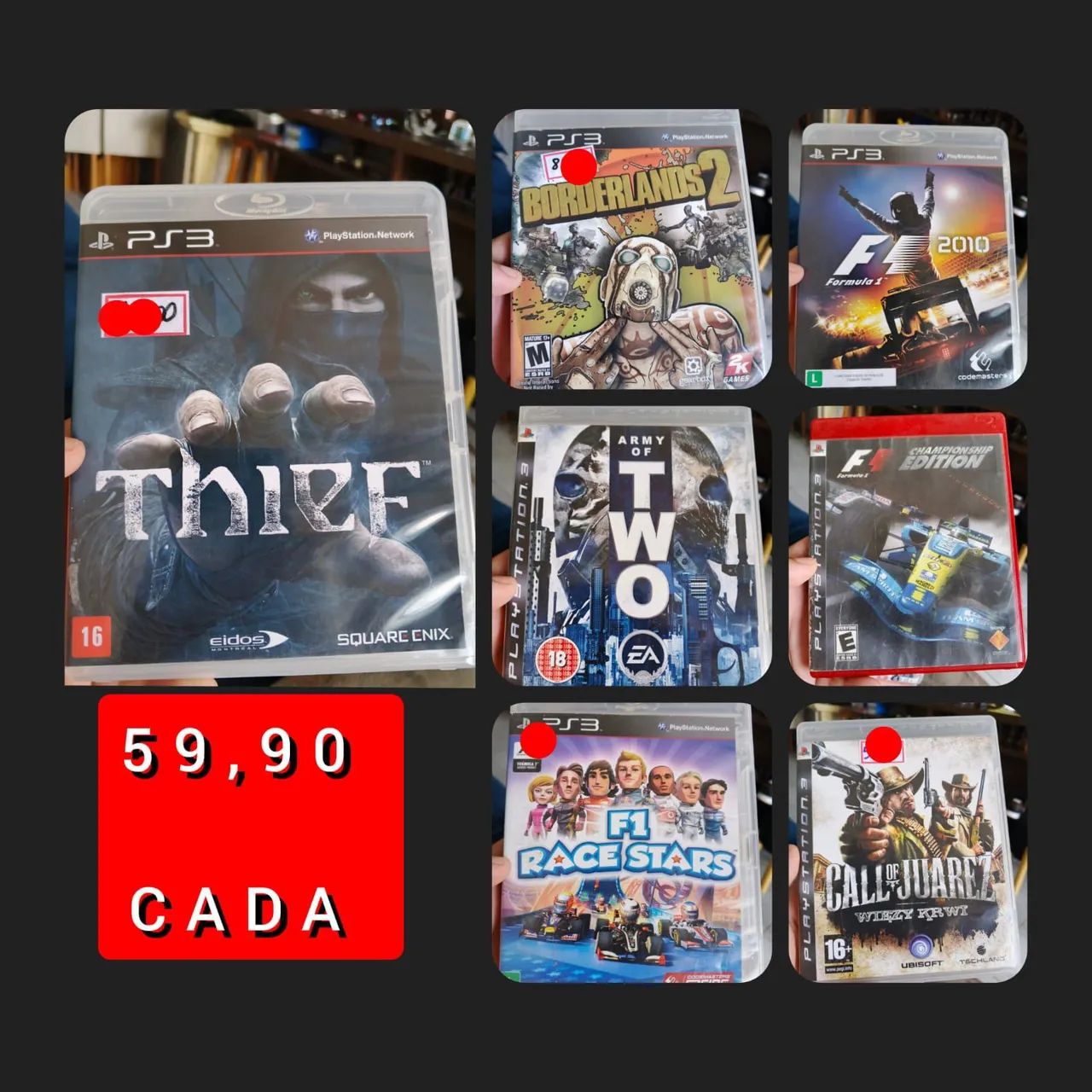 PS3 - Jogos seminovos  - Foto 5