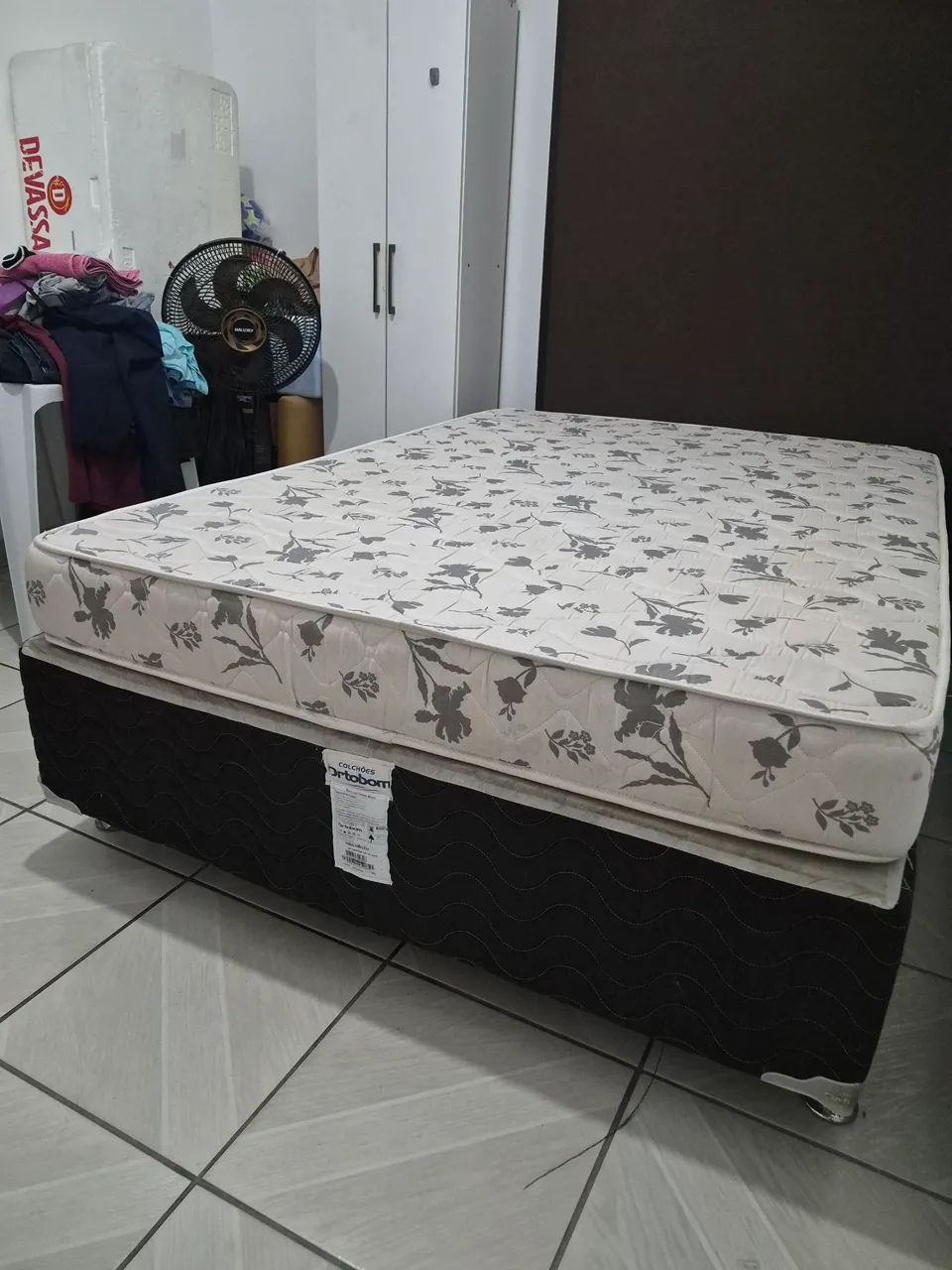 Cama de casal completa base + colchão ortobom - Foto 2