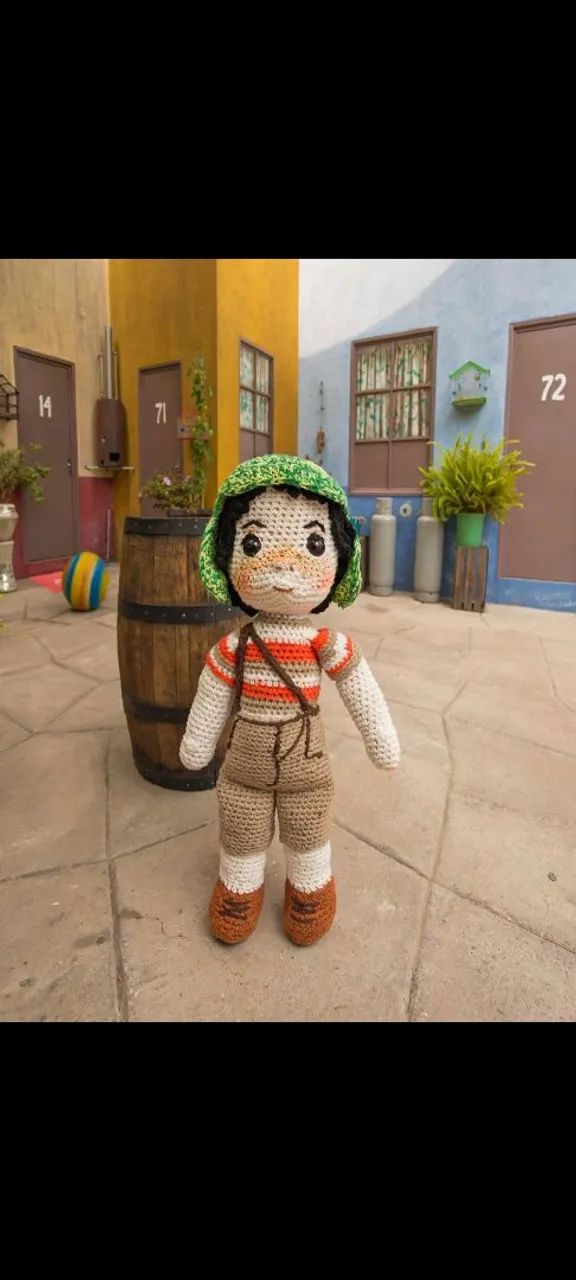 Boneca amigurumi 