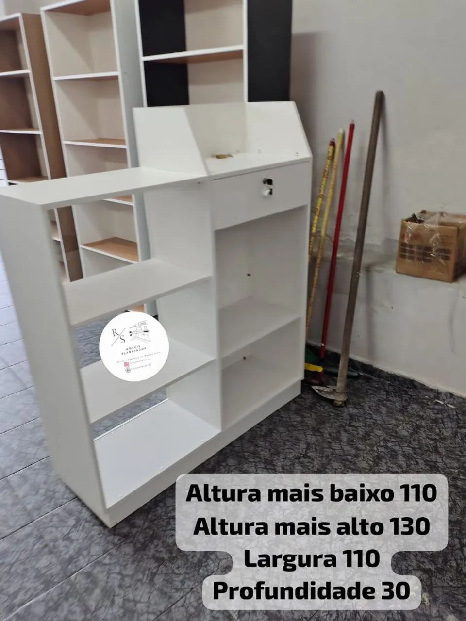 Balcão de atendimento 100% MDF  - Foto 5