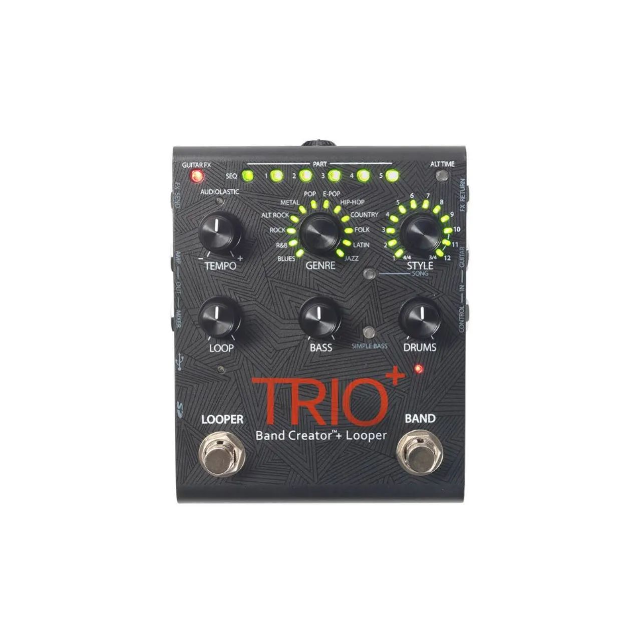 Pedal Trio Digitech + Plus + Looper