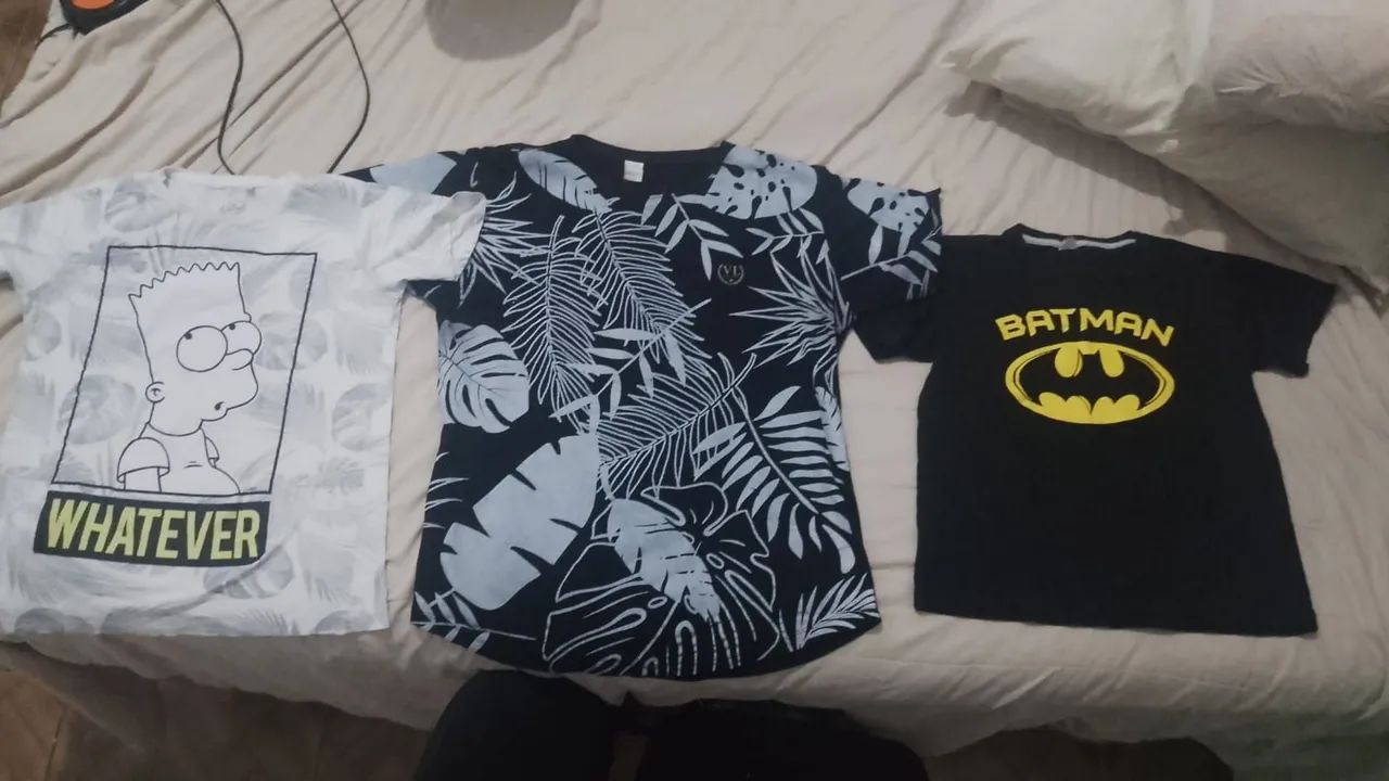 Camisas 12 anos e P - Foto 2