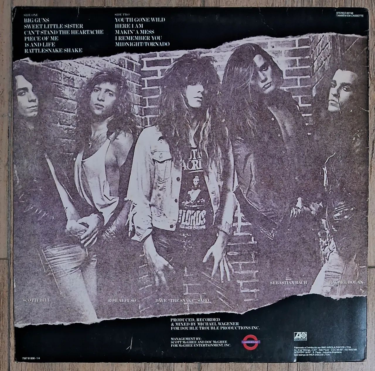 Disco de Vinil Skid Row - Foto 2