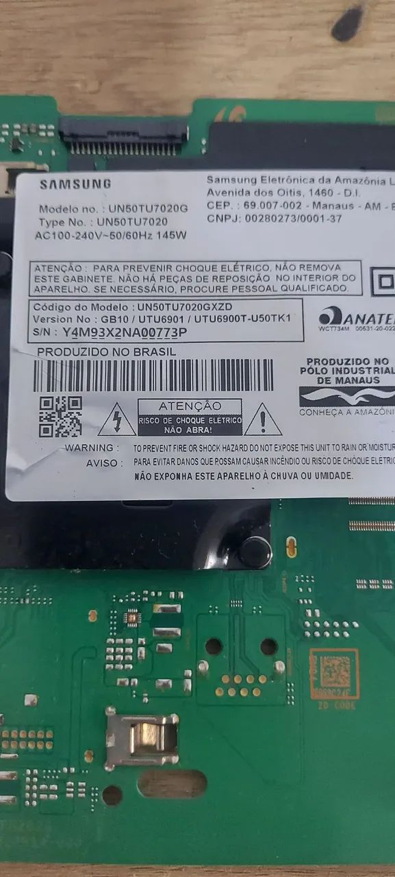 Placa TV 50 polegadas Samsung  - Foto 4