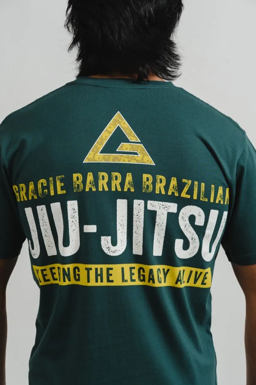 Camiseta Gracie Barra Legacy Shadow - Verde