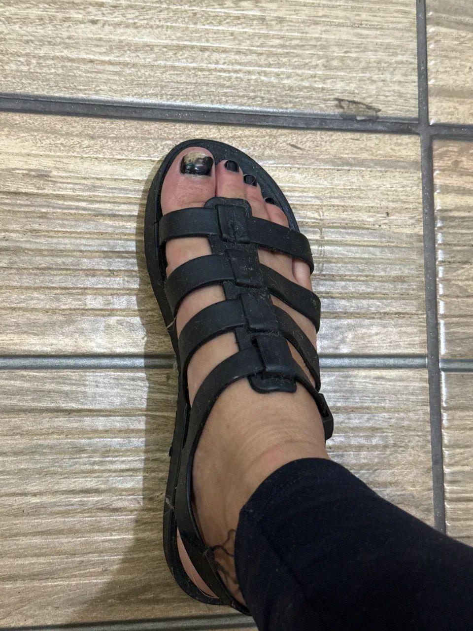 sandália gladiadora moleca - Foto 2