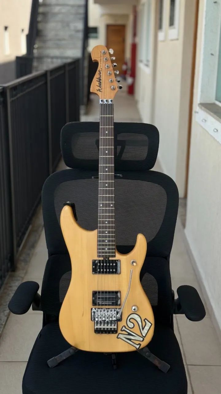 Guitarra Washburn N2 com upgrade ponte Gotoh NOVA e Bill Lawrence USA - Nuno Bettercourt - Foto 2
