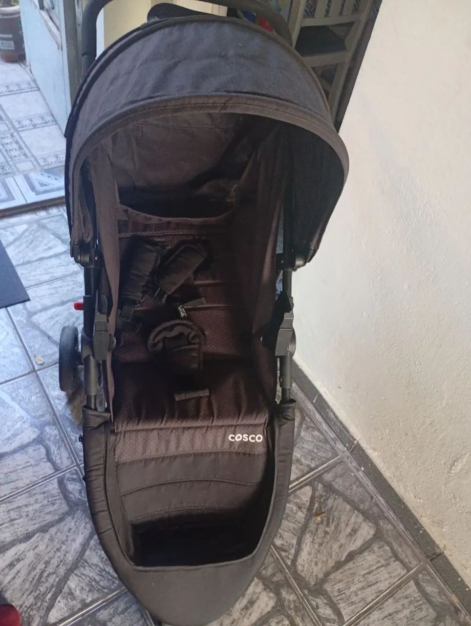 Carrinho de bebê com bebe conforto  - Foto 3
